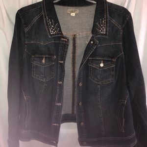 One World 4 pocket denim jacket size 3X